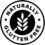 Crossed wheat gluten free badge